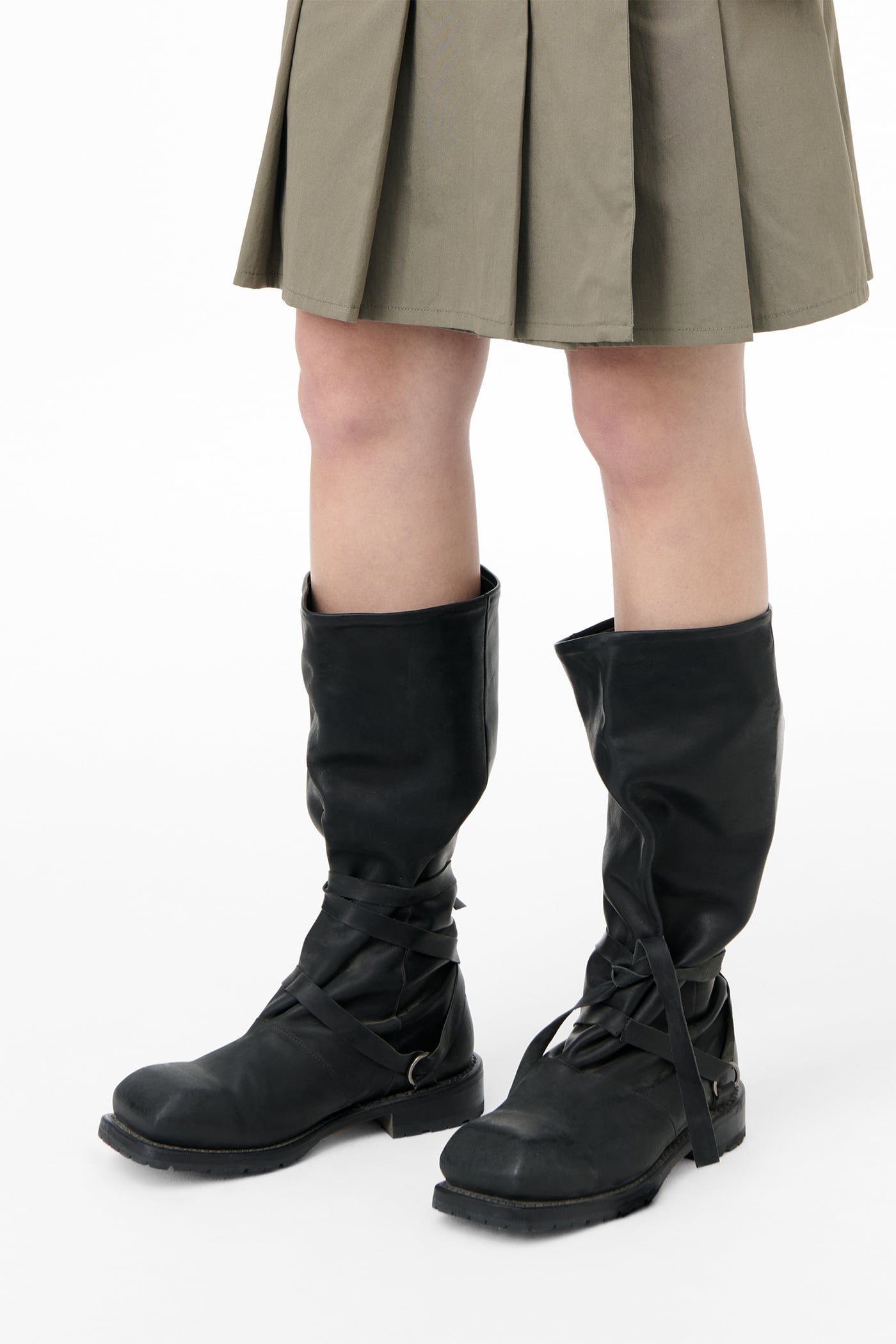 Our Legacy - High Engine Boot Black Tensile Cattle Hide