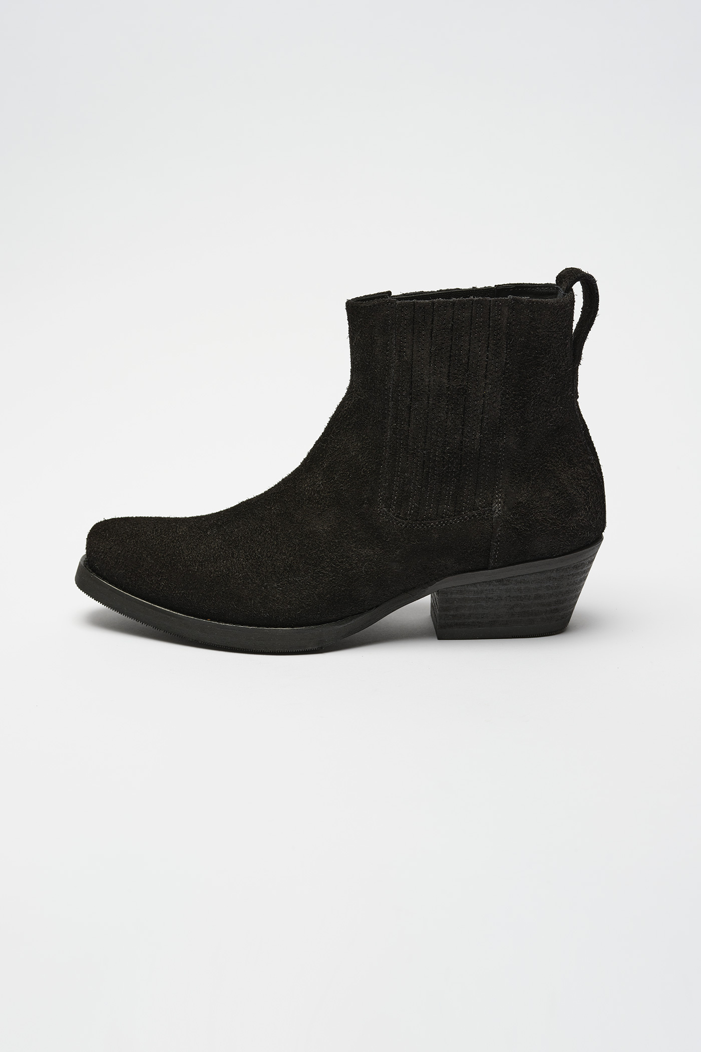 Our Legacy - Cuban Boot Black Hairy Suede