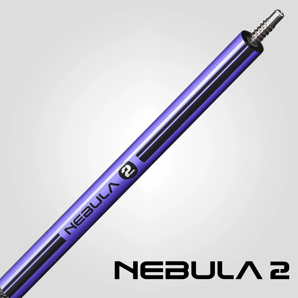 Rhino RCNEB2SWPU Nebula 2 Pool Cue with Sport Wrap - Amethyst Purple