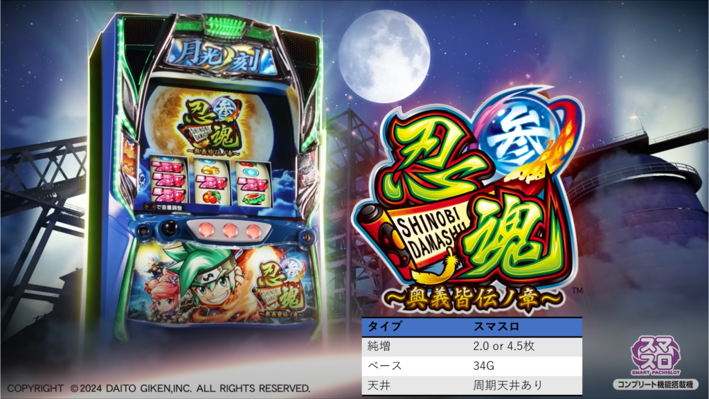 忍魂 スマスロ｜設定判別・天井・ゾーン・やめどき・リセット・狙い目