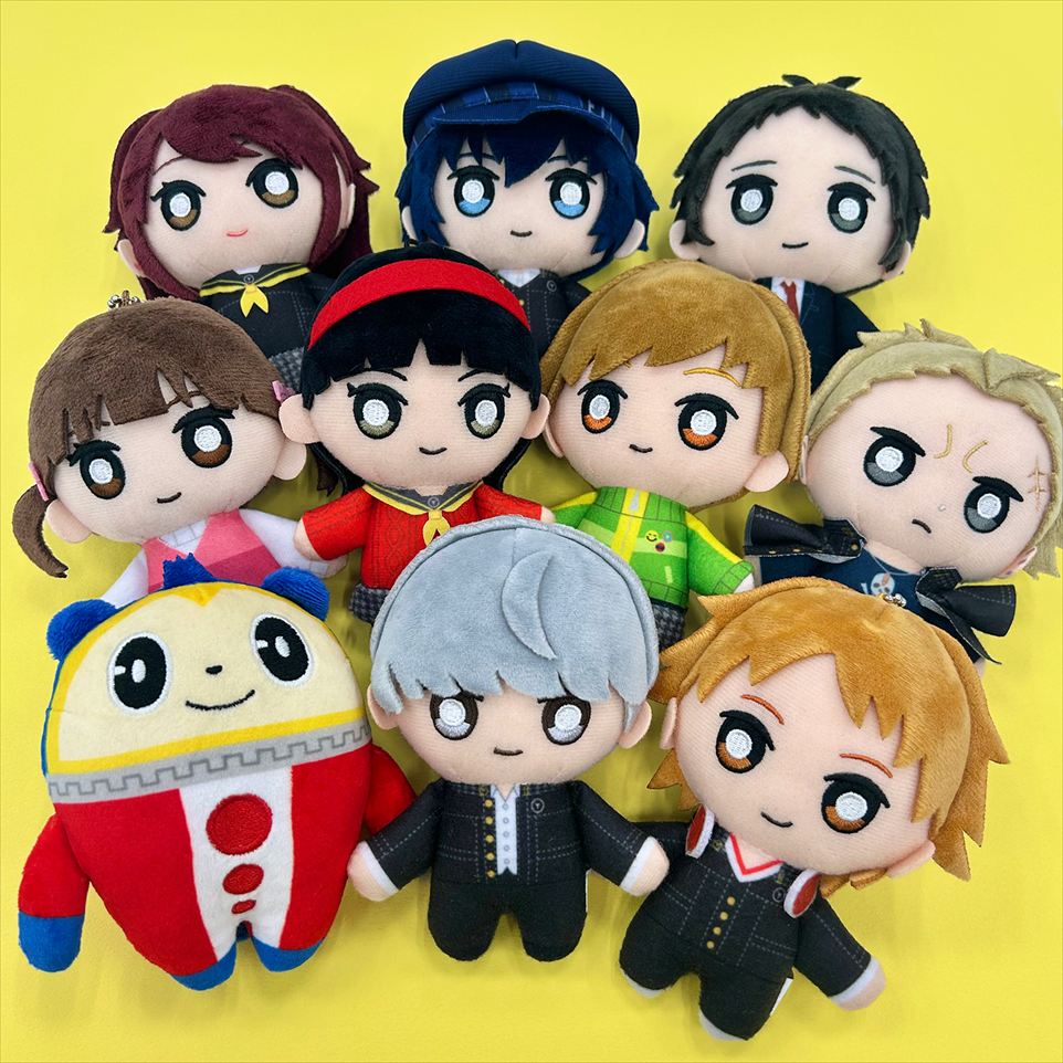 ペルソナ4 ザ・ゴールデン』より、ぬいぐるみキーホルダー 6種新登場
