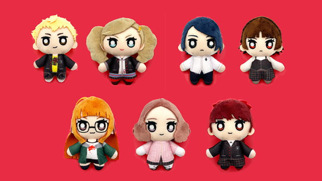 ペルソナ5 ザ・ロイヤル』より、怪盗団メンバーのぬいぐるみ