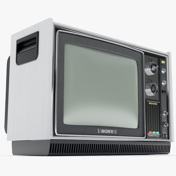 1973年ソニートリニトロン12インチテレビ3Dモデル - TurboSquid 1820637