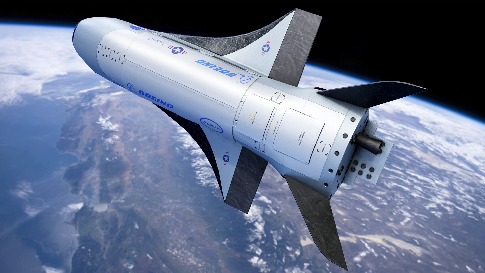 ボーイング X-37B スペースプレーン3Dモデル - TurboSquid 2055150