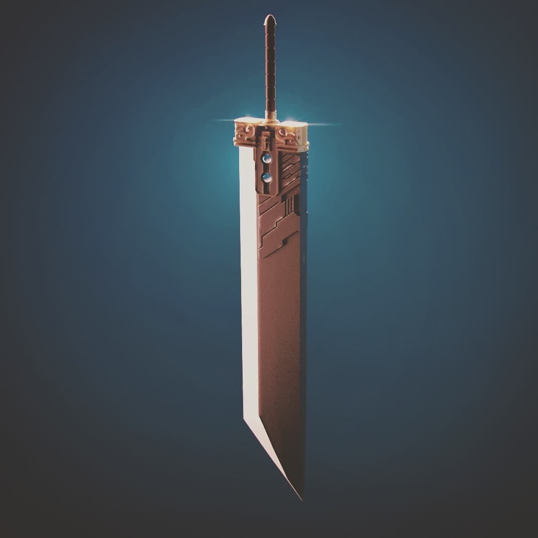 FF7バスターソード3Dモデル - TurboSquid 1361568