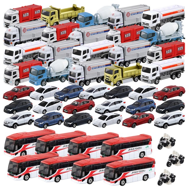 トミカの「50台ミニカー」セットシリーズが「狂気に満ちてる」と話題に