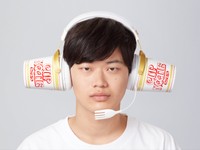 カップヌードルがまさかのヘッドセットに 〝麺食らう〟ほどの