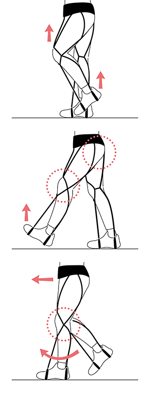 歩行をサポート「ゴムの筋肉」 シンプルなのに新発想、海外販売も開始
