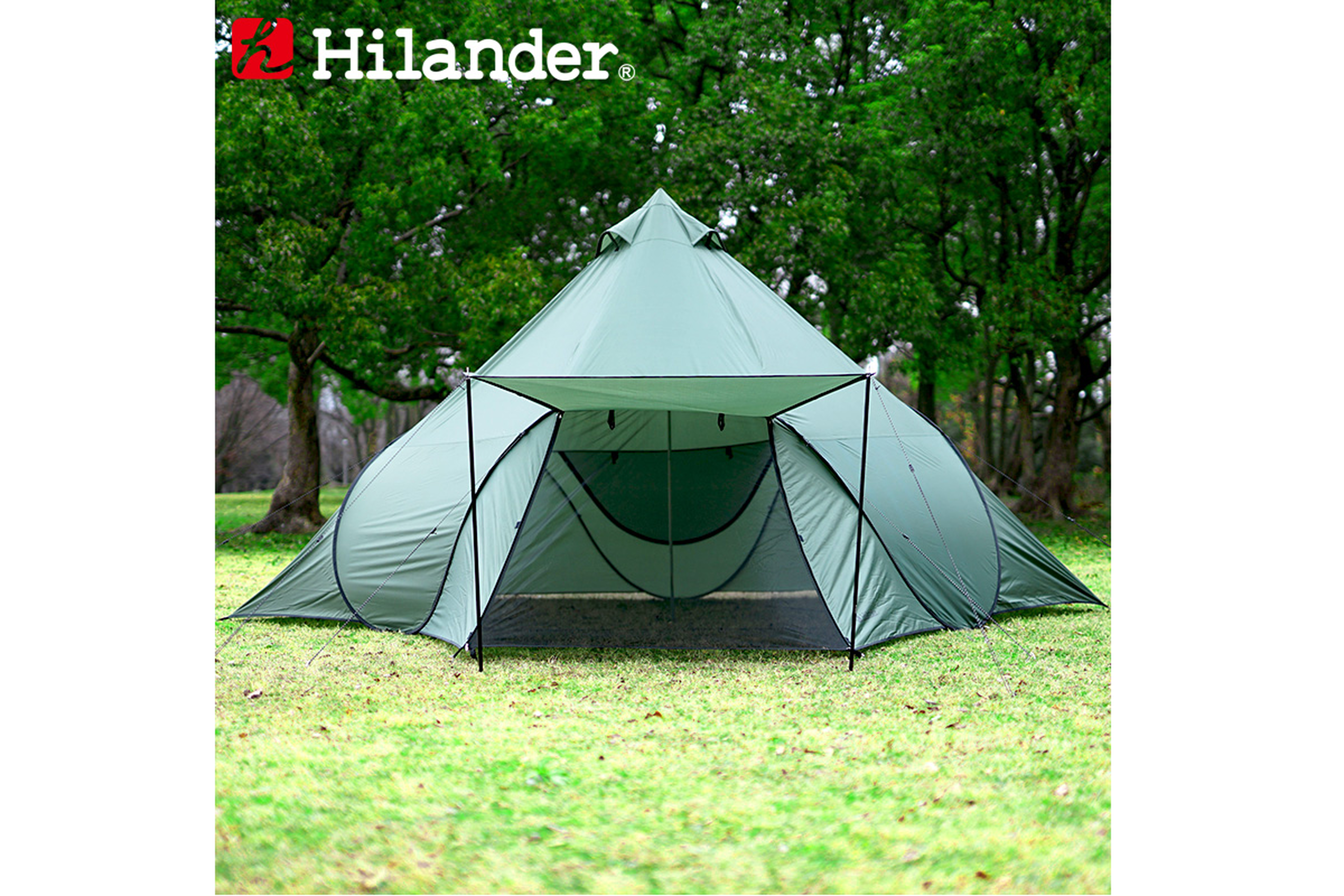 ハイランダーから画期的なポップアップテント！女性にもおすすめ