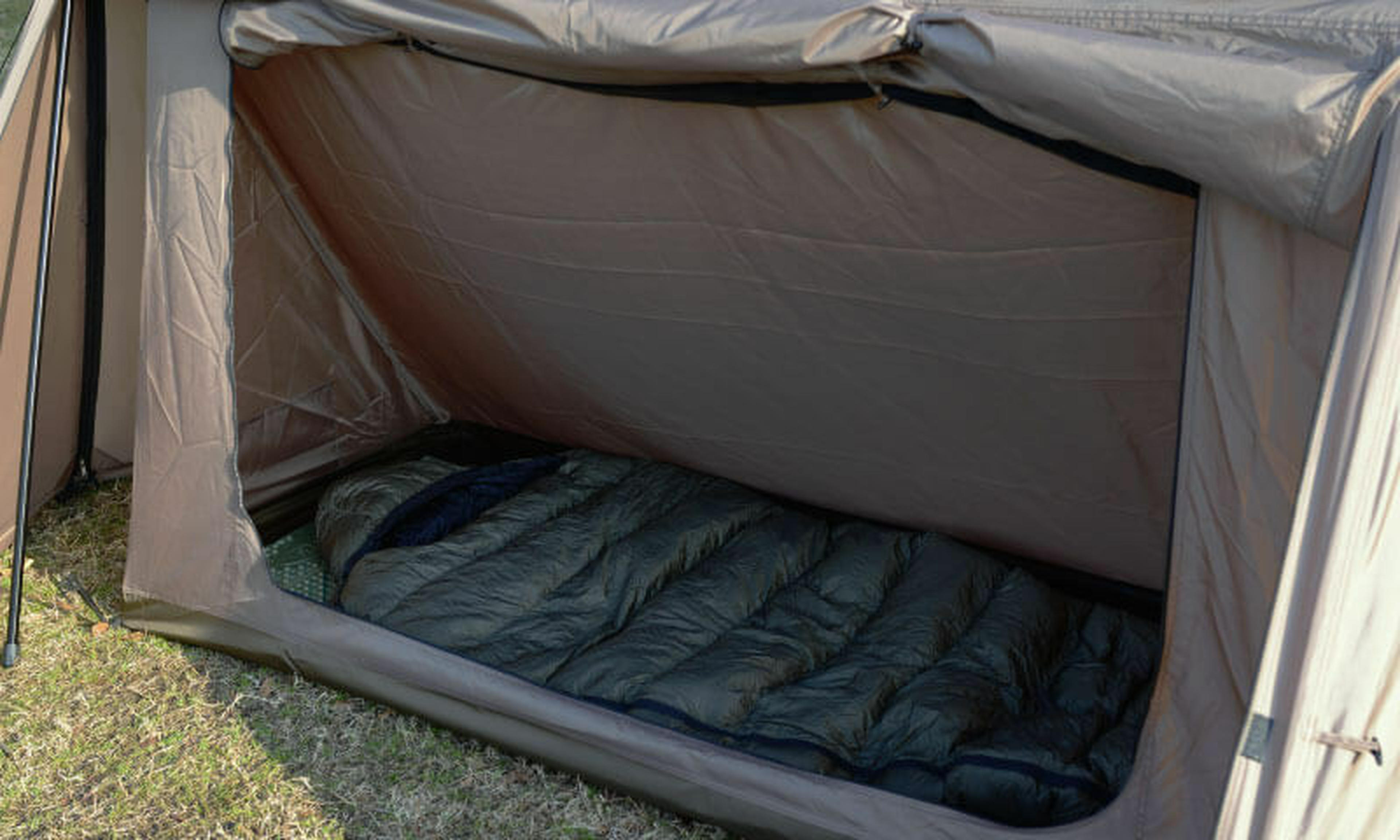 ハイランダーからソロキャンに最適なパップ型シェルター！独自フレーム