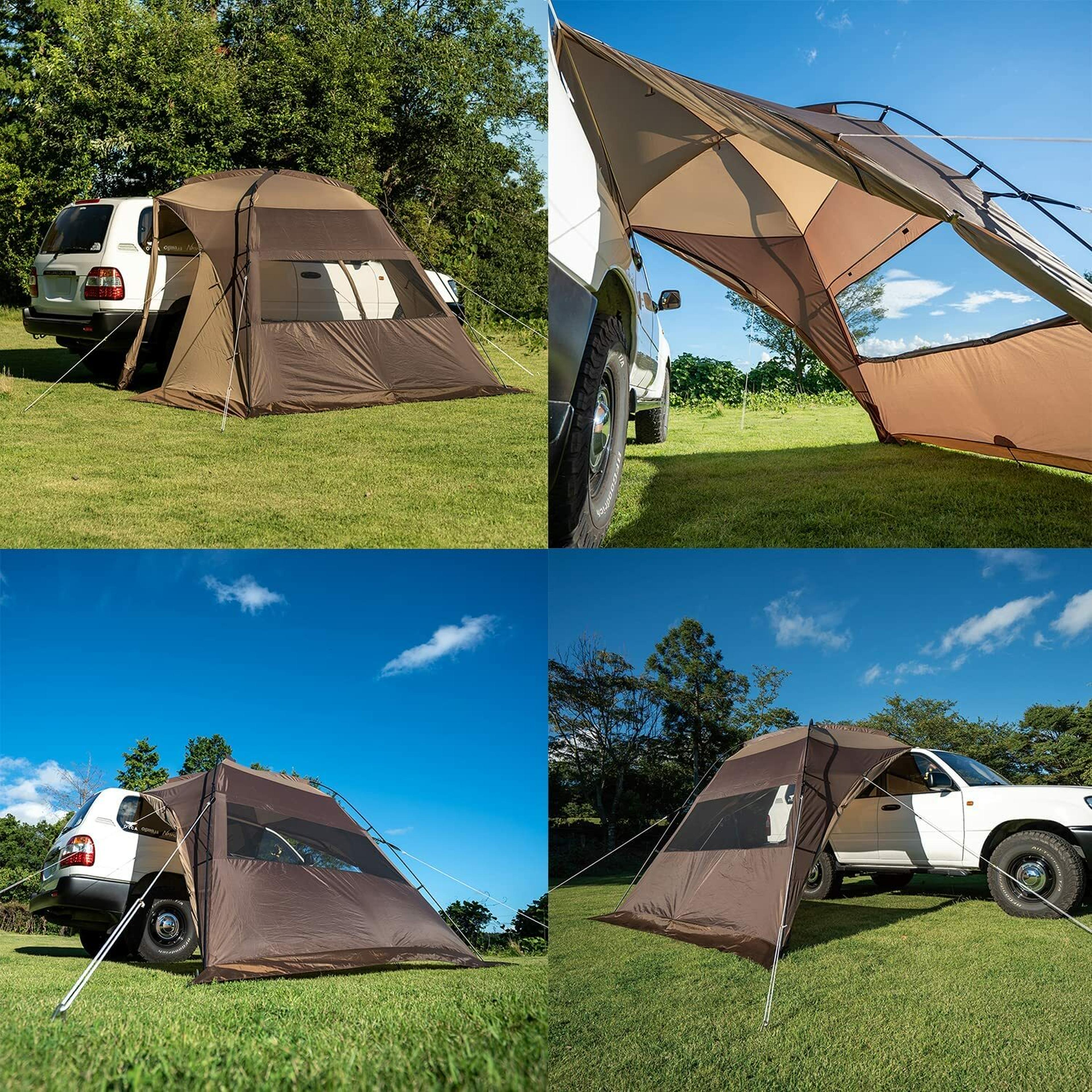 状態良 Ogawa CAMPAL カーサイドタープAL 2332 小川キャンパル ogawa