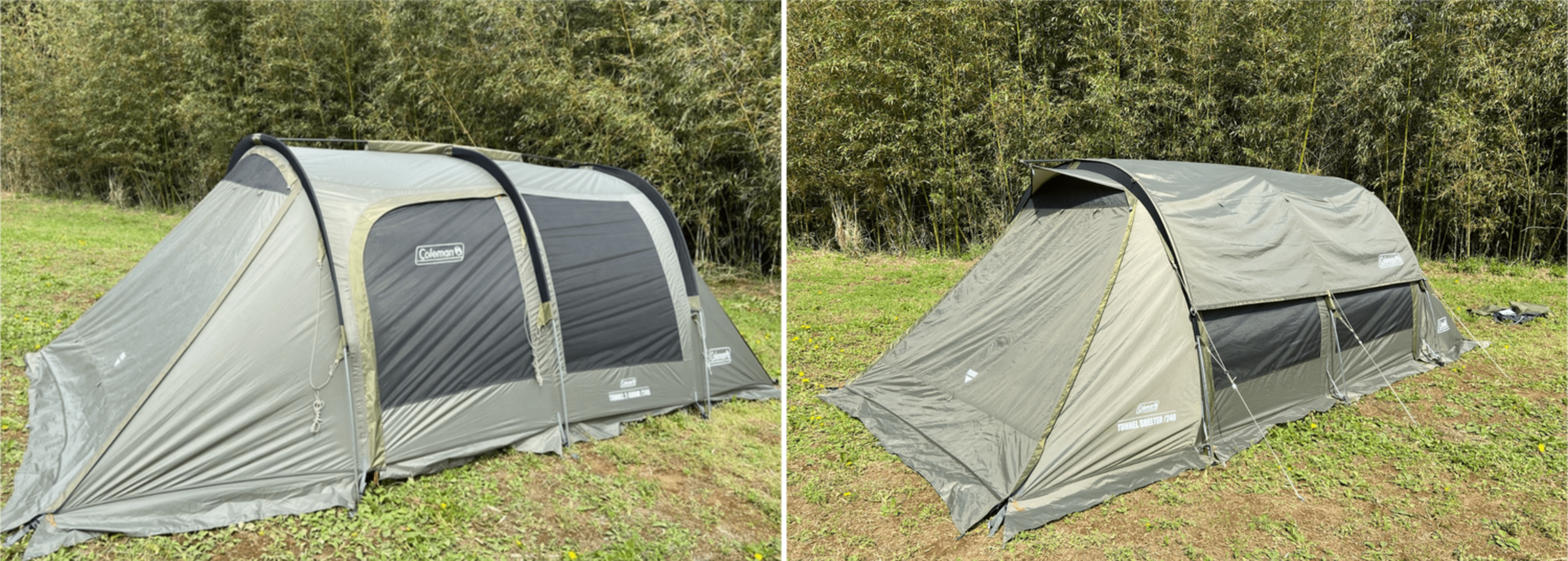 コールマン2024年新作】「トンネル2ルーム/240」と「トンネル