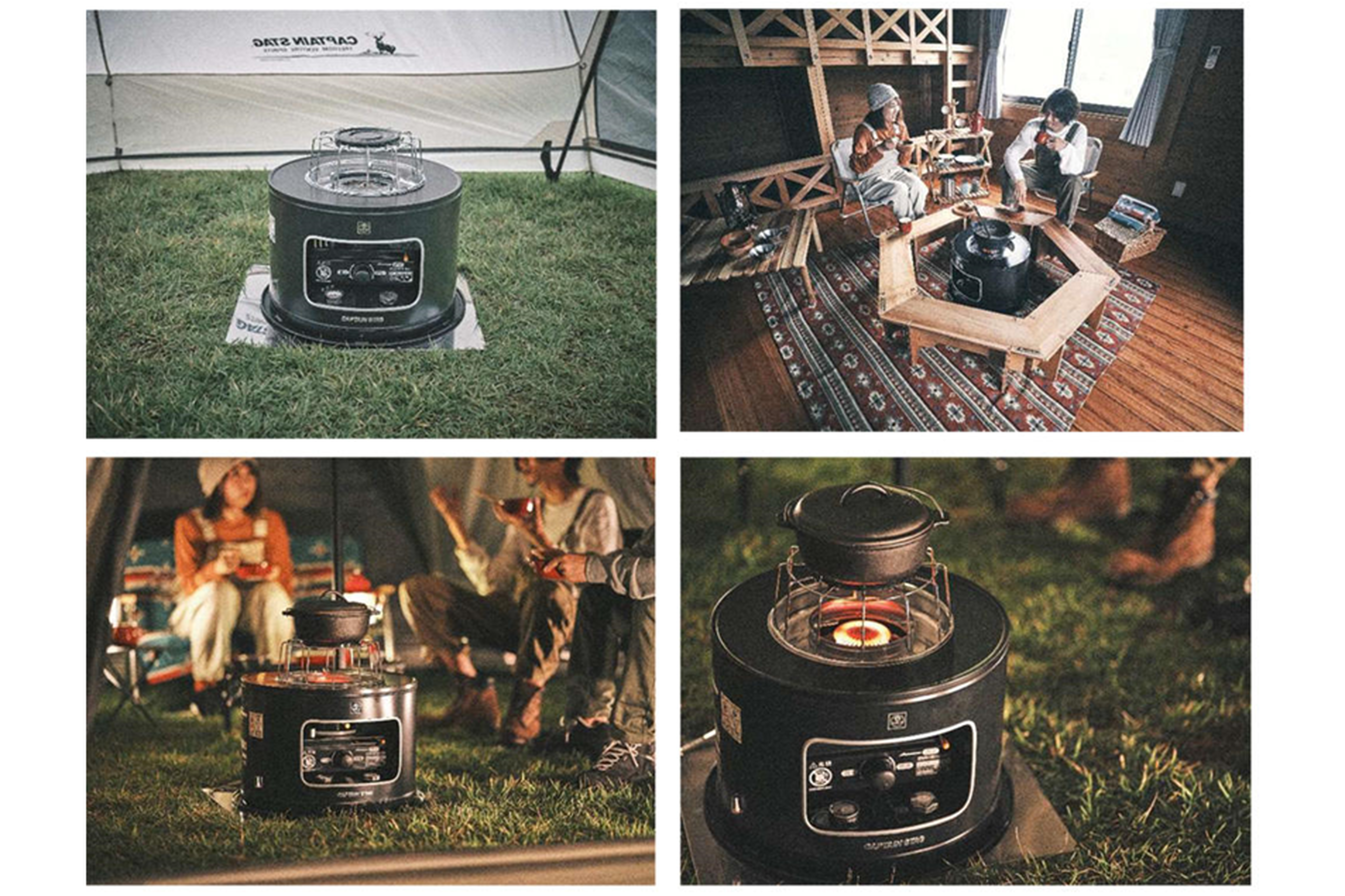 キャプテンスタッグ×コロナが異色コラボ！オリジナル石油ストーブと