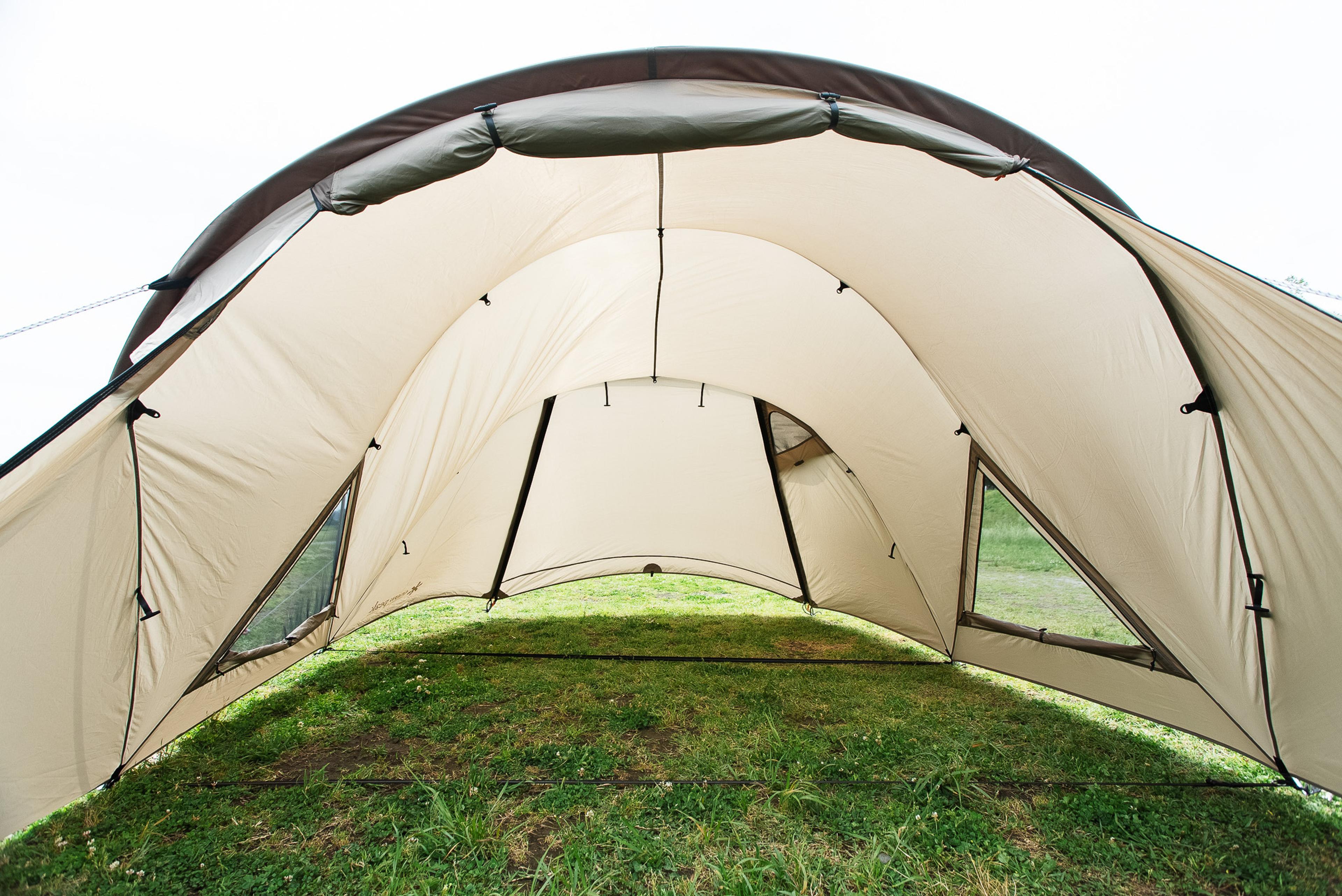本音レビュー】スノーピーク「ランドネストドーム M」の特徴・設営方法