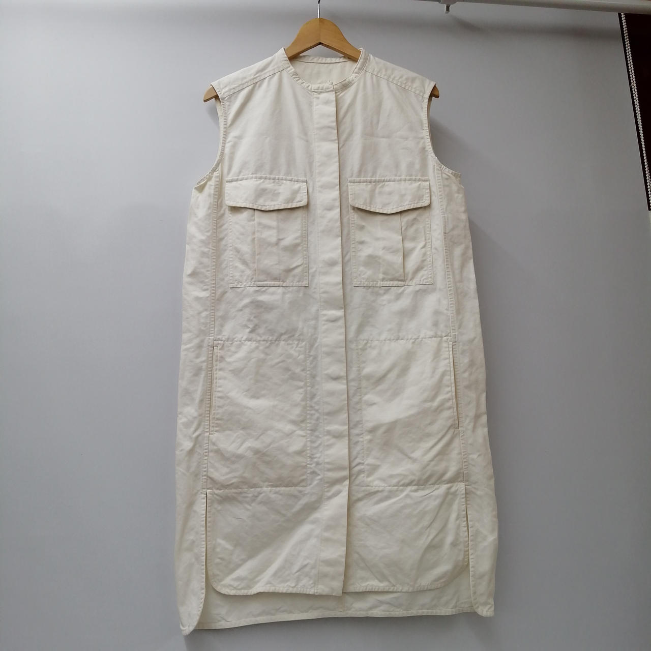 エルメス(HERMES)|リネン混ノースリーブワンピース|【ハードオフ公式