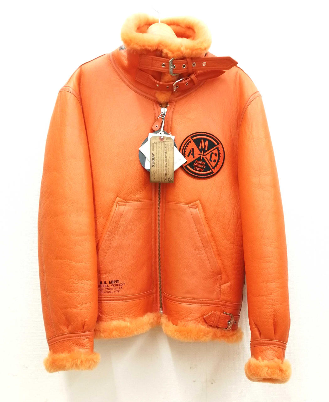 AVIREX RECON つなぎ オレンジ AVIREX RECON つなぎ オレンジ