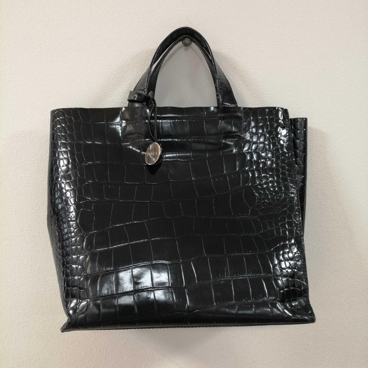 フルラ(FURLA)|クロコ型押しハンドバッグ フルラ|【ハードオフ公式通販