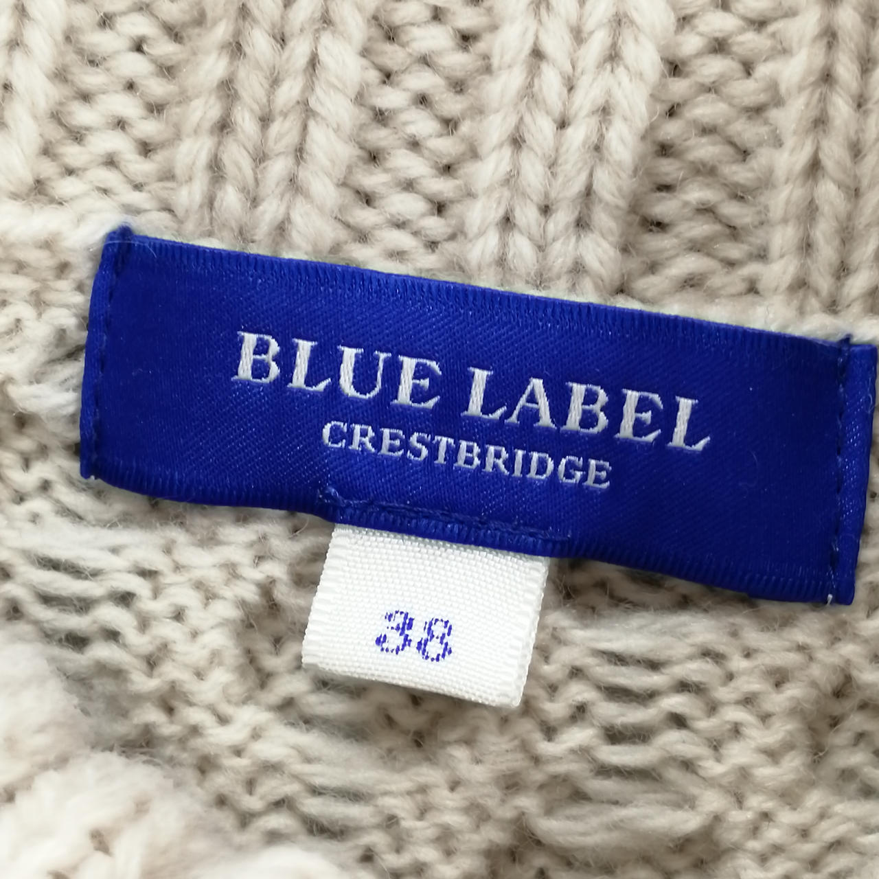 BLUE LABEL CRESTBRIDGE|ハイネックニットワンピース|【ハードオフ公式