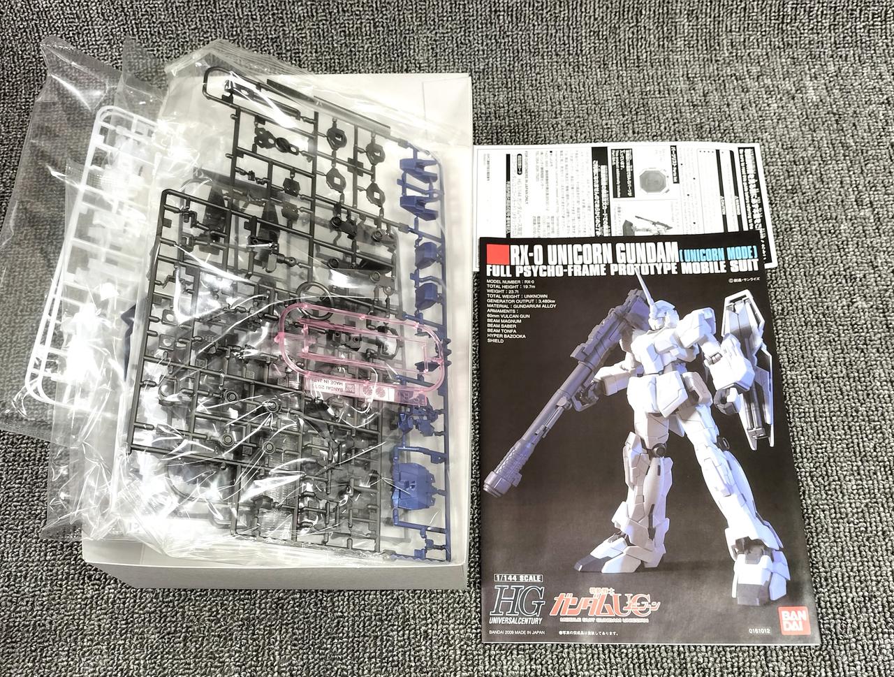 未組立 HG ユニコーン系4体 ガンプラ まとめ売り バンダイ 未組立 HG