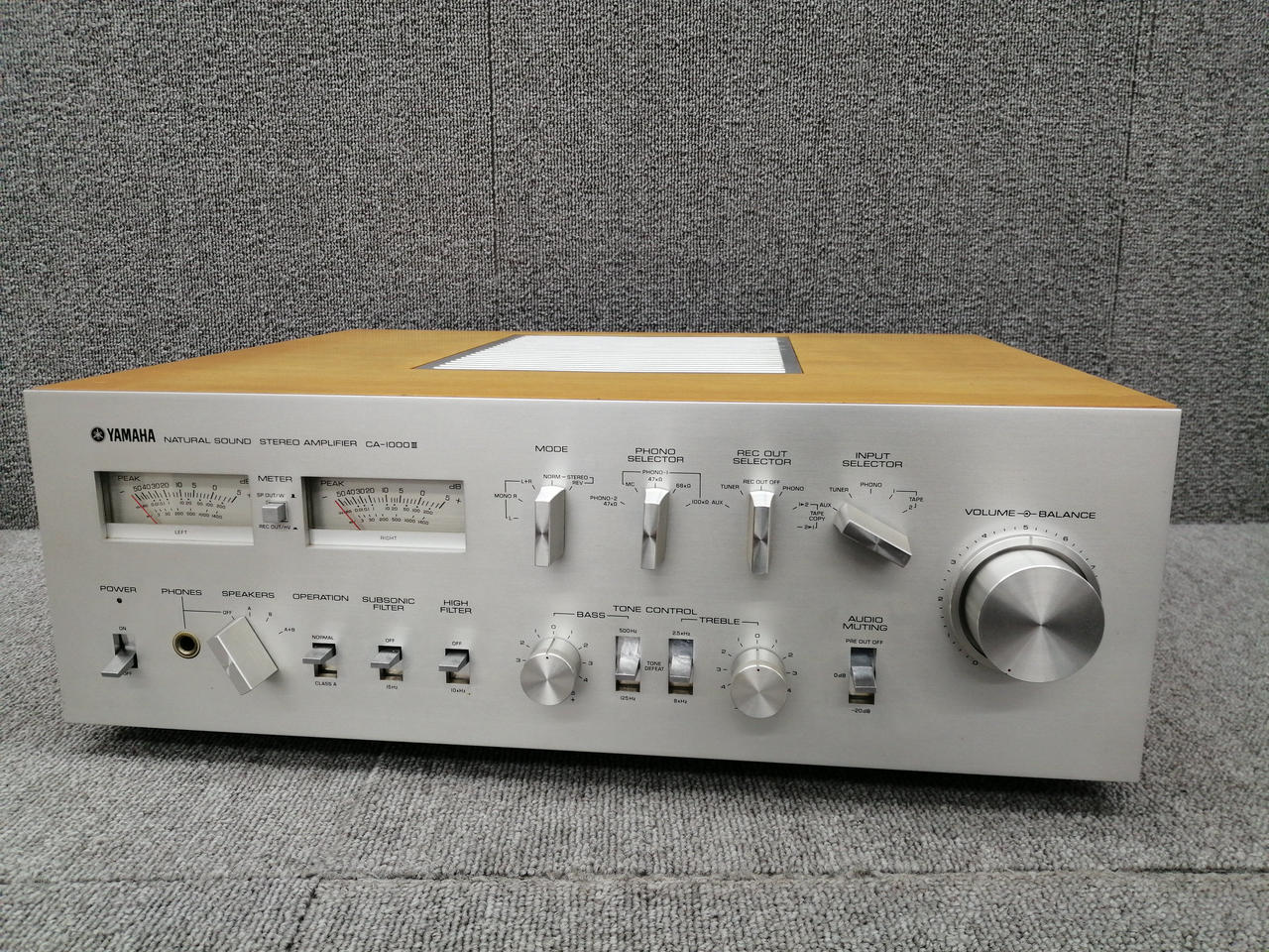 動作品】 YAMAHA プリメインアンプ CA-1000III (2052) 動作品】 YAMAHA