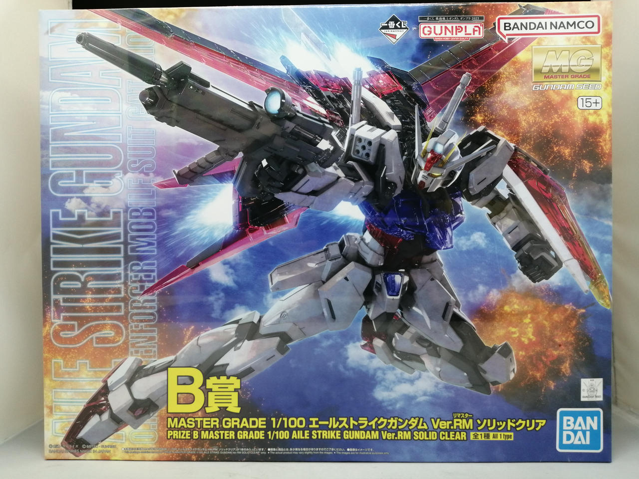 一番くじ|MG エールストライクガンダム Ver.RM ソリッドクリア