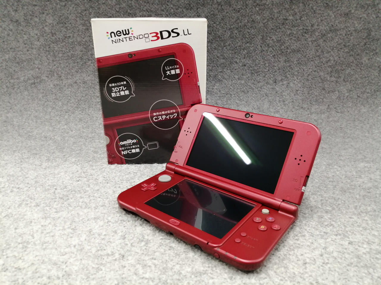 3DS メタリックレッド 本体 箱無 充電器付き 【公式通販】