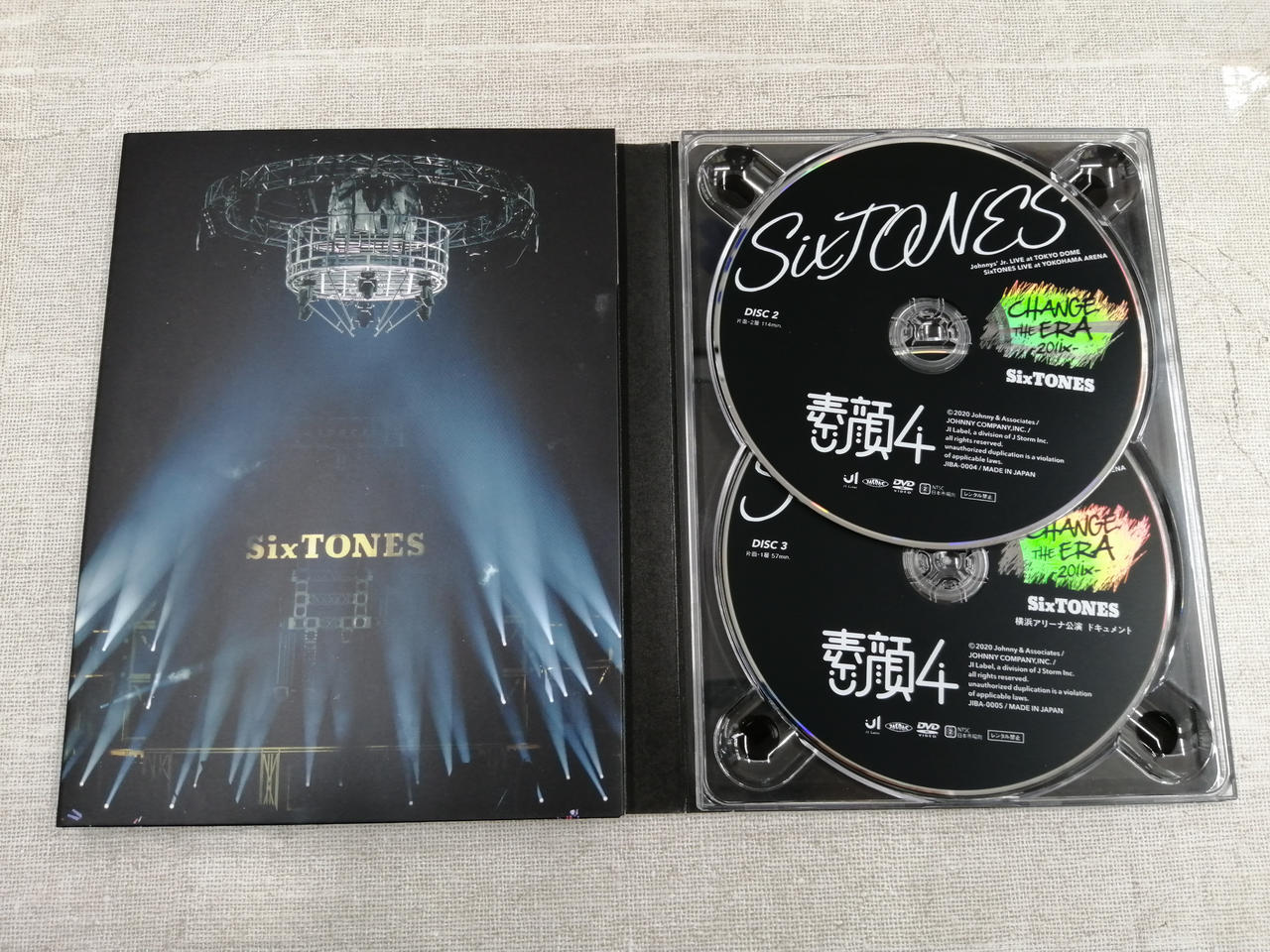 素顔4 SixTONES盤【新品未開封】、銀テープ Amazon.co.jp: 素顔4