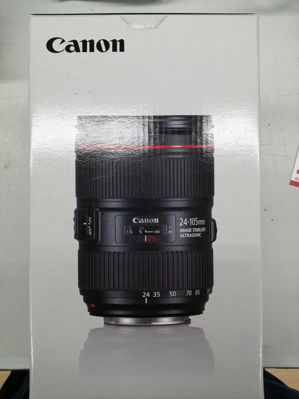 canon EF 24-105mmレンズ、canonEO55ODバッテリー付き canon EF 24