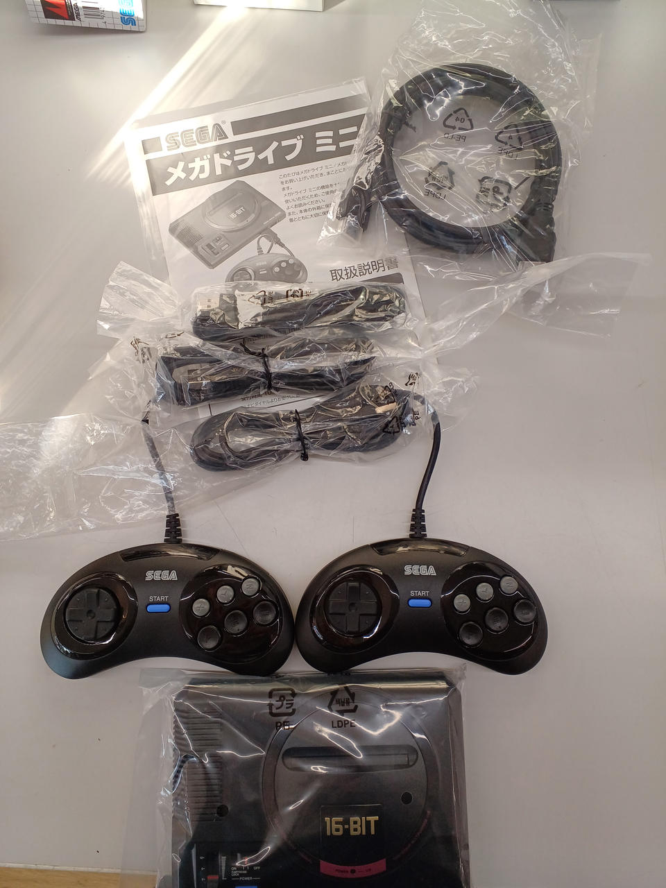 7-100 メガドライブミニW 本体 箱付き 7-100 メガドライブミニW 本体