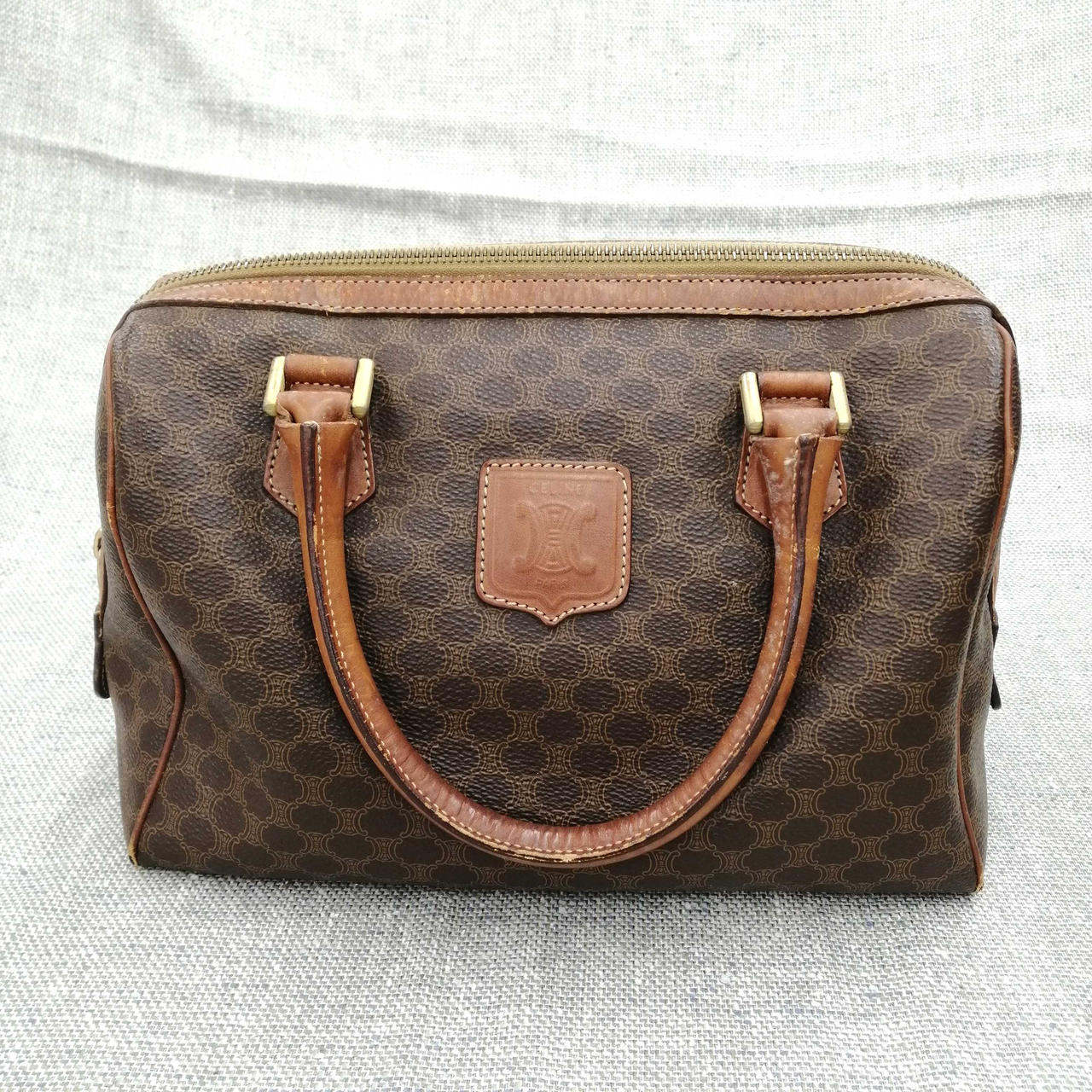 セリーヌ(CELINE)|マカダム柄ミニボストンバッグ|【ハードオフ公式通販