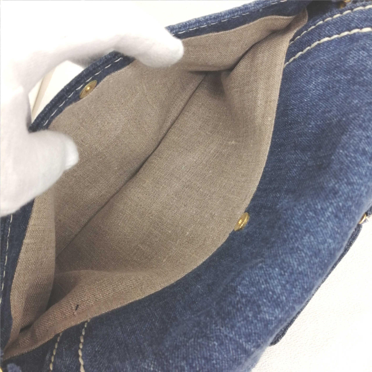 PRADA(PRADA)|デニムチェーンショルダーバッグ|【ハードオフ公式通販