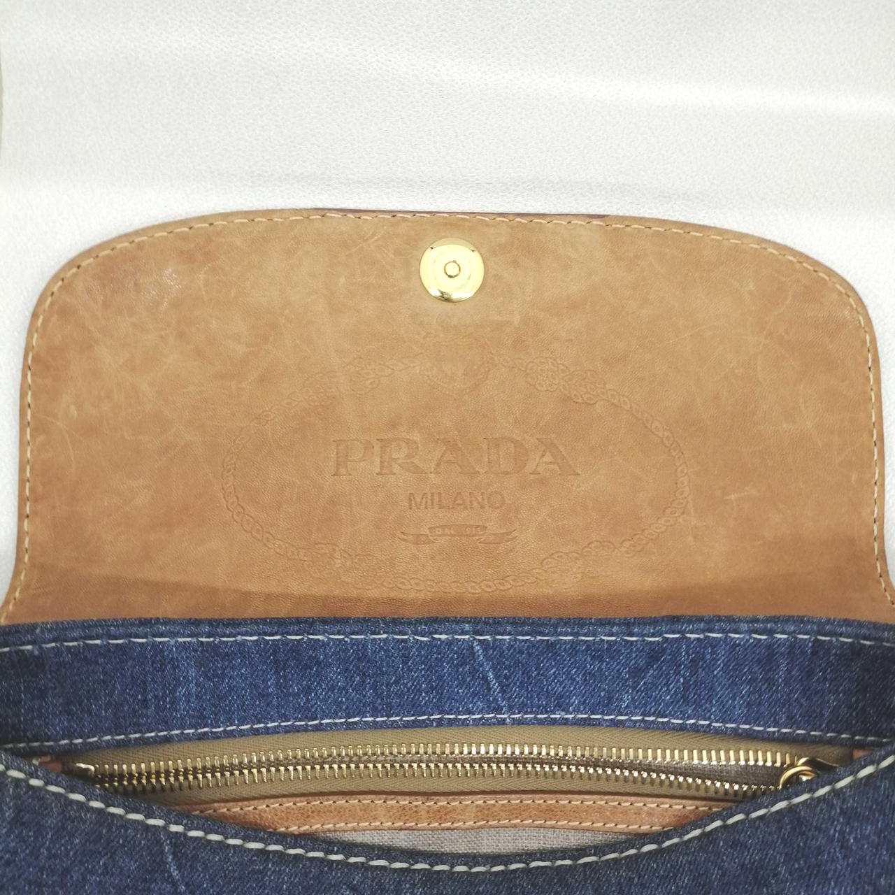 PRADA(PRADA)|デニムチェーンショルダーバッグ|【ハードオフ公式通販