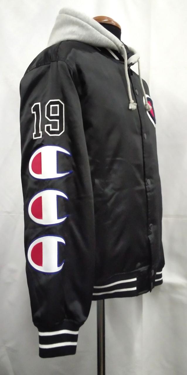 SUPREME×CHAMPION|CHAMPION HOODED SATIN VARSITY|【ハードオフ公式