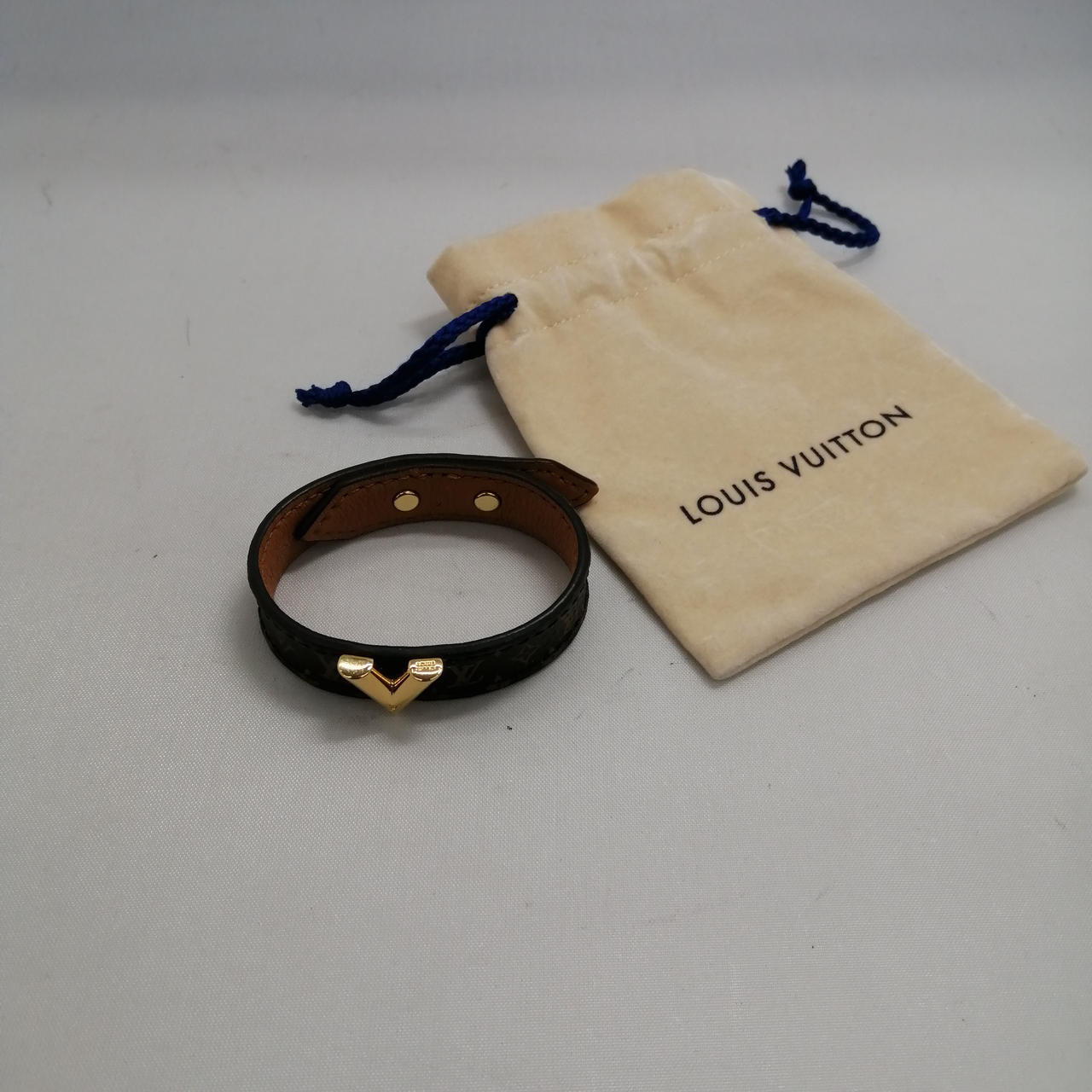 ルイヴィトン(LOUIS VUITTON)|モノグラムレザーブレスレット|【ハード