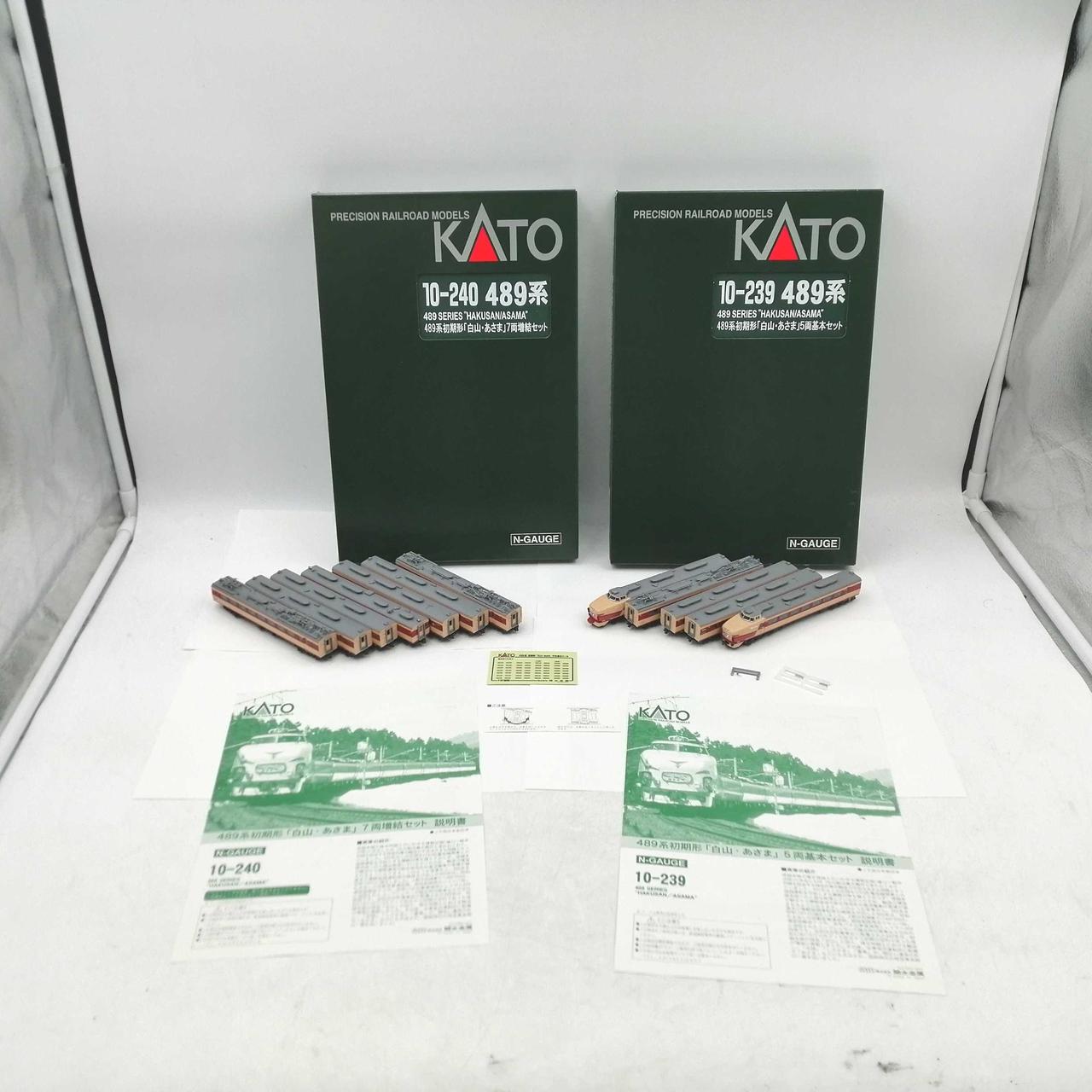 カトー(KATO)|489系初期型「白山・あさま」5両基本セット＋7両増結