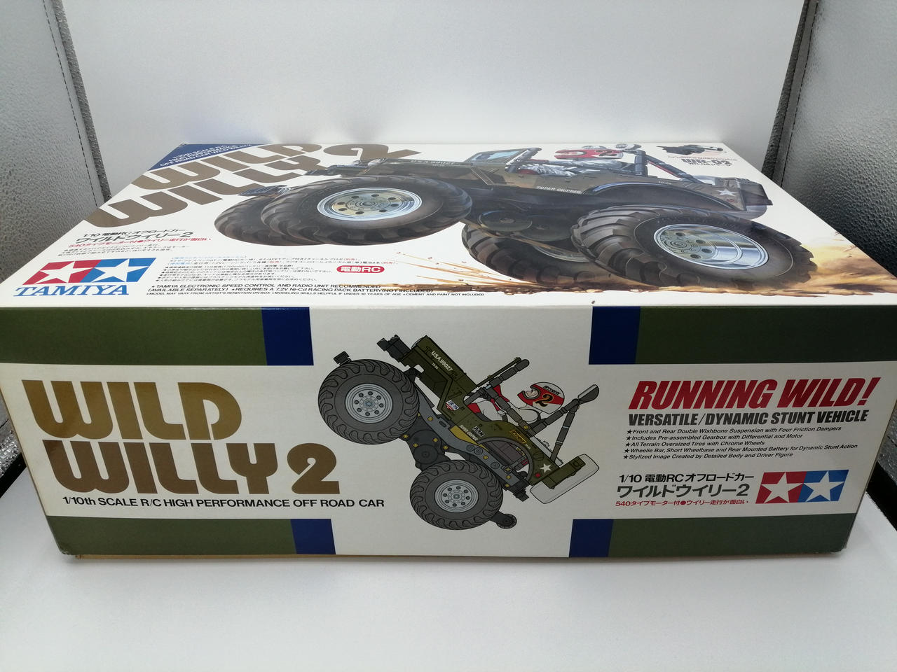 TAMIYA|ジャンク 1/10電動RCオフロードカーワイルドウィリー2V