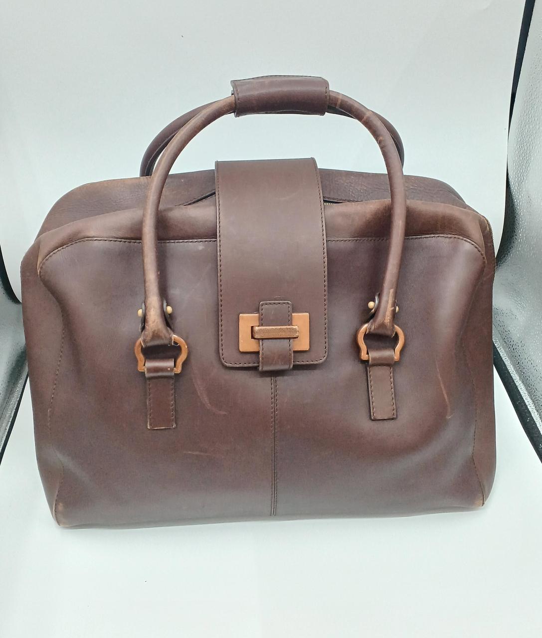 SALVATORE FERRAGAMO|レザーボストンバッグ|【ハードオフ公式通販