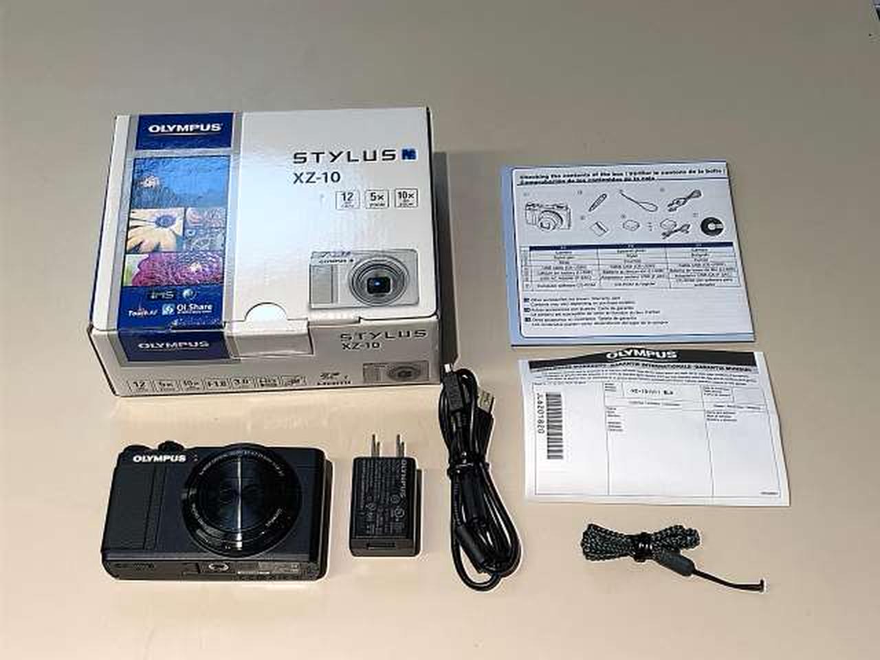 OLYMPUS オリンパス STYLUS XZ-10 デジカメ 箱 付属品完品 OLYMPUS