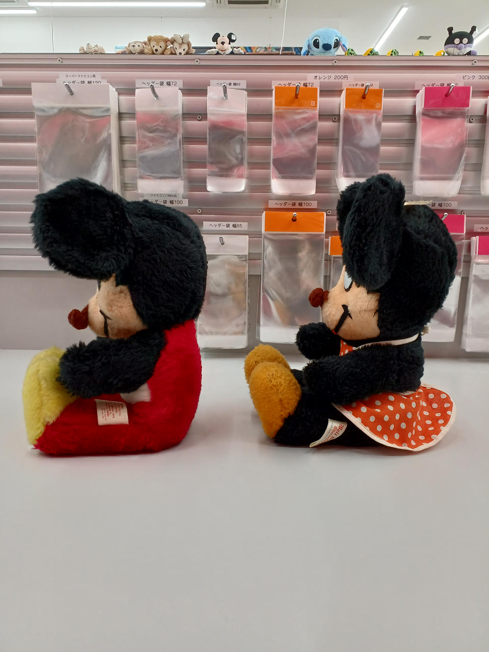 ディズニー(DISNEY)|ミッキー ミニー ヴィンテージぬいぐるみ|【ハード