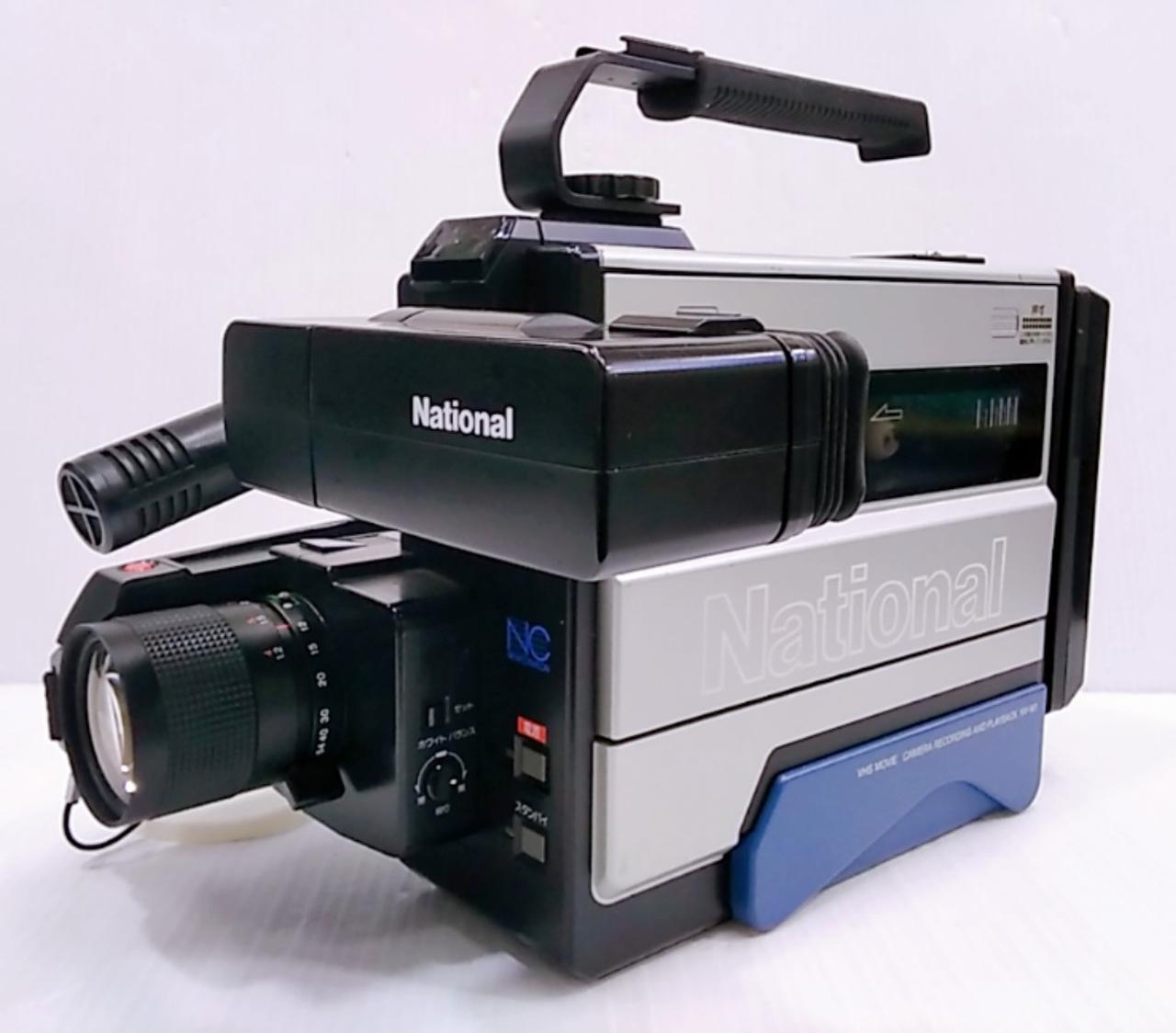 ジャンク品 ナショナルビデオカメラ NV-M21 オプション数点付 VHS