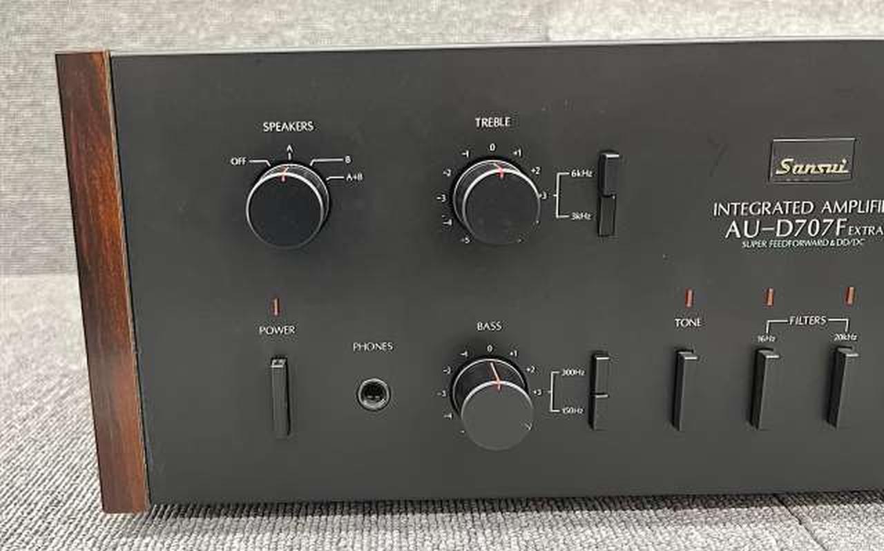 山水製造トランジスタープリメインアンプAU-D55F