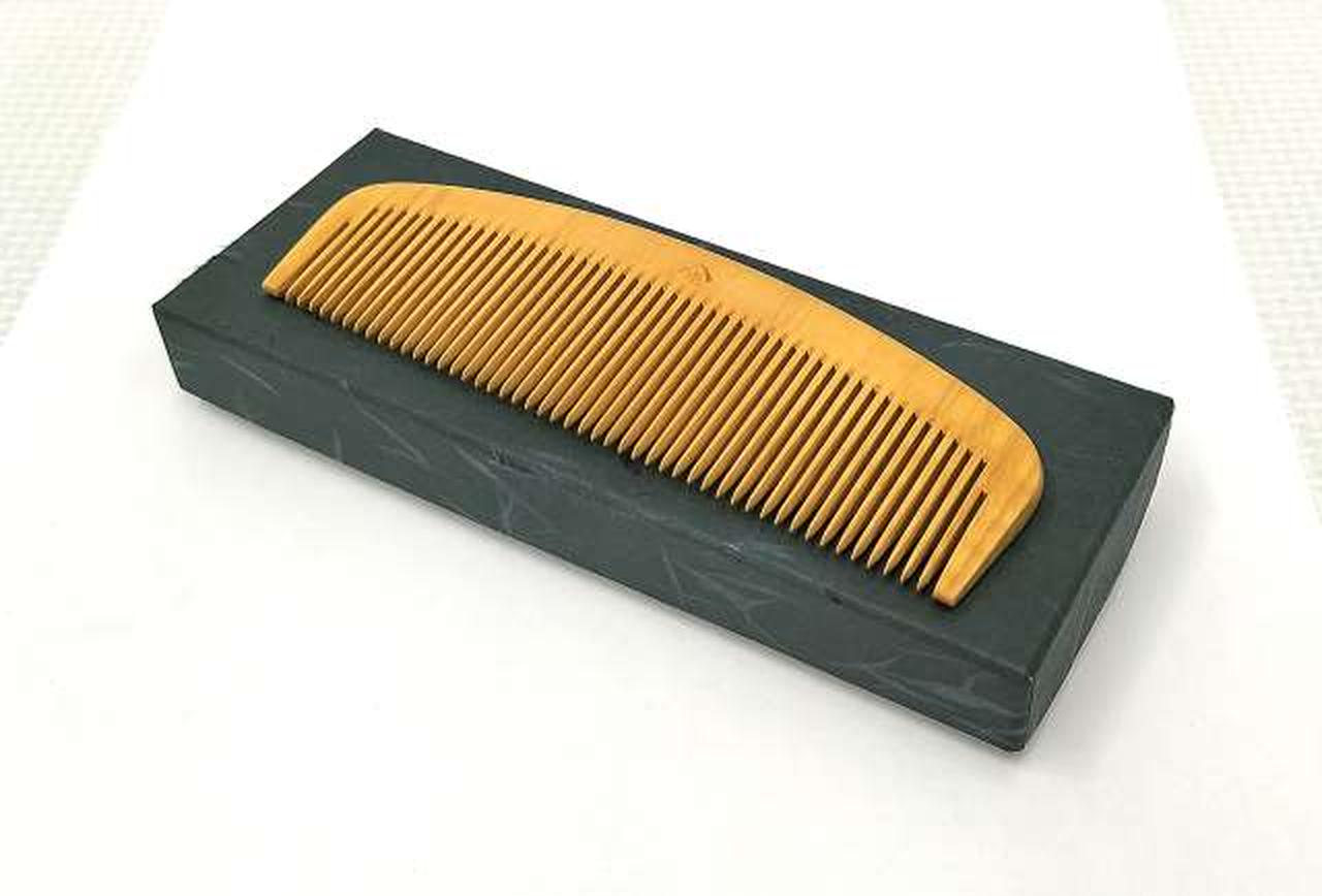 十三や櫛店 つげ櫛 未使用 十三や櫛店 つげ櫛