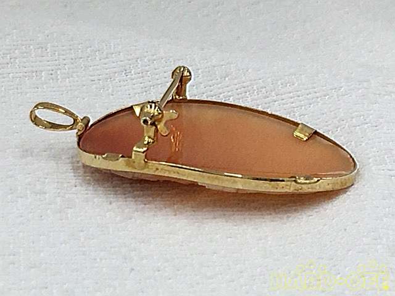 K18 金 カメオ トップ ブローチ|【ハードオフ公式通販】オフモール