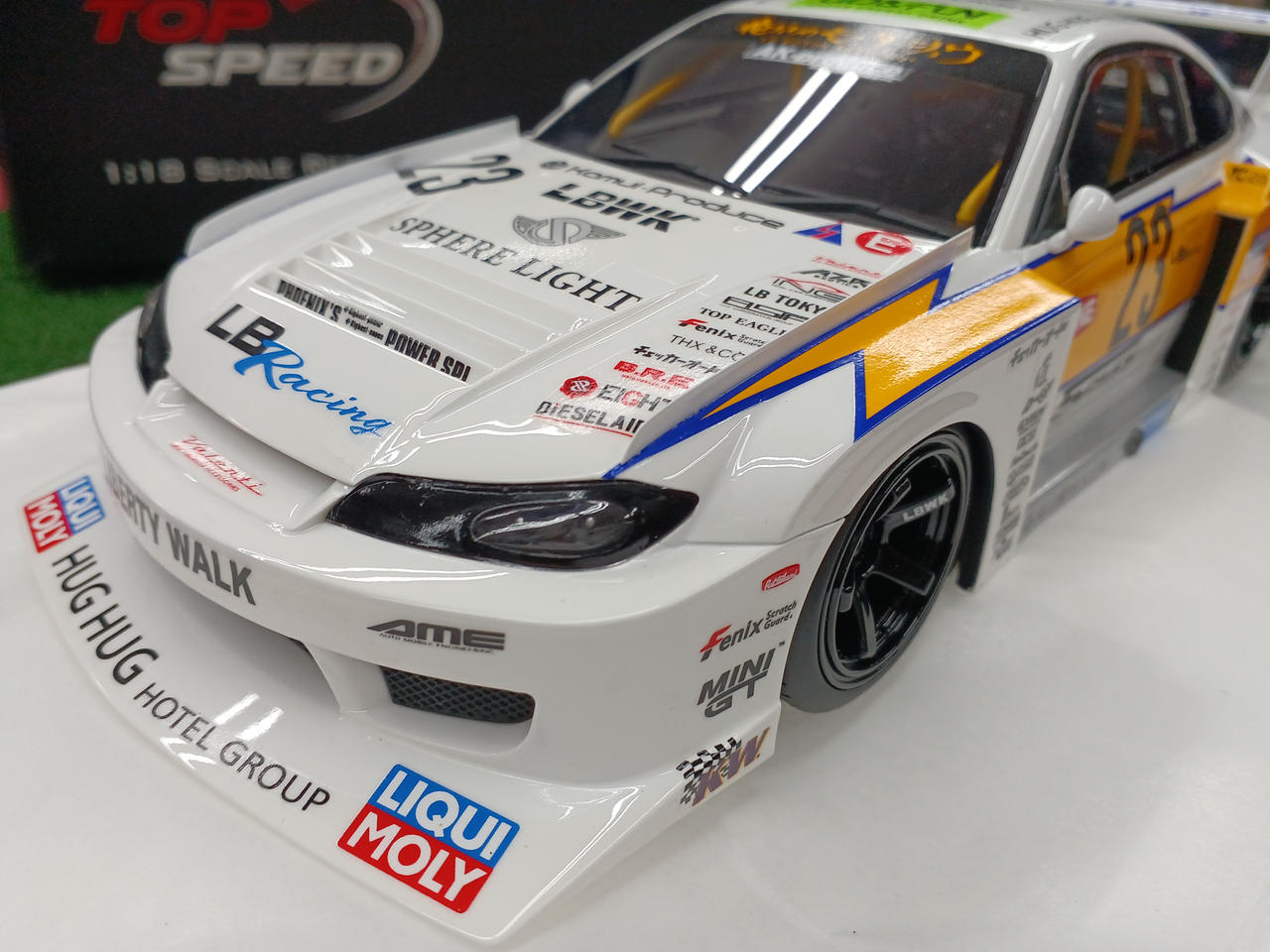希少 TOP SPEED 1/18 LB スーパーシルエット S15 シルビア