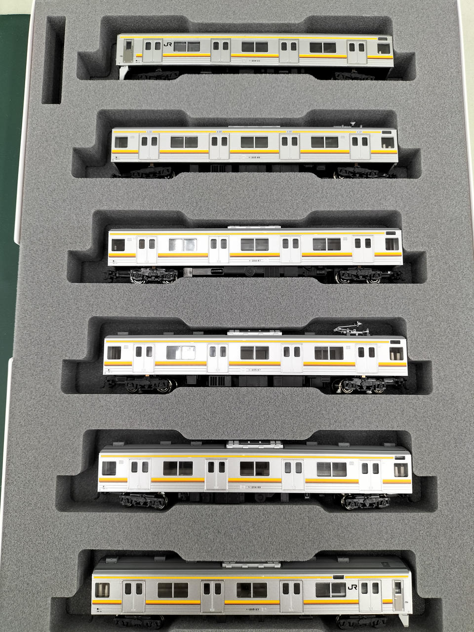 カトー(KATO)|205系南武線 シングルアームパンタグラフ 6両セット