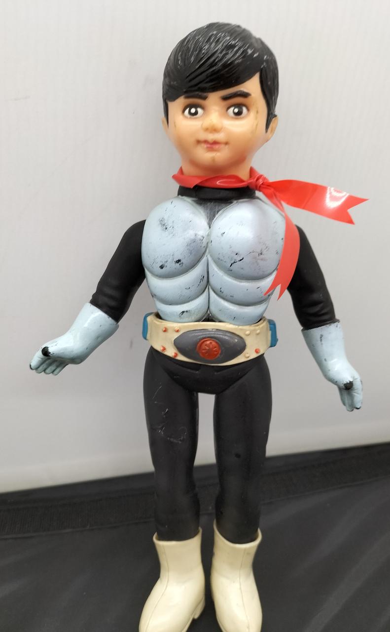 当時物】旧バンダイ 仮面ライダー1号 ソフビ 15cm 当時物】旧バンダイ