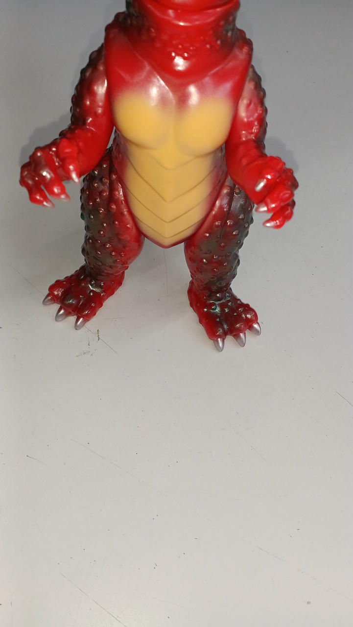 激レア】マーミット 世紀の大怪獣シリーズ チタノザウルス 赤成型 1期