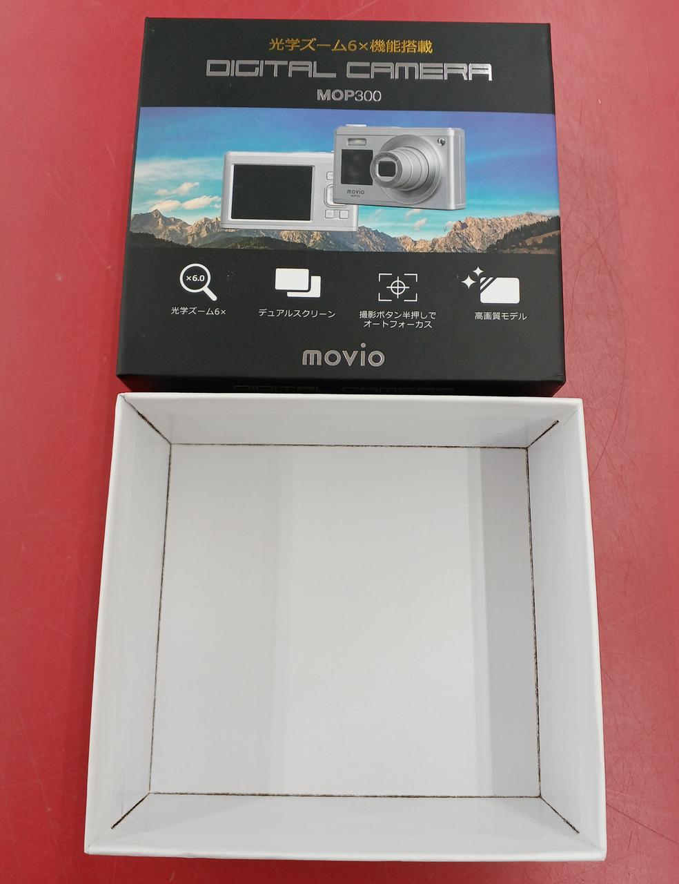 新品未開封 movio MOP300 シルバー コンパクトデジタルカメラ デジタル