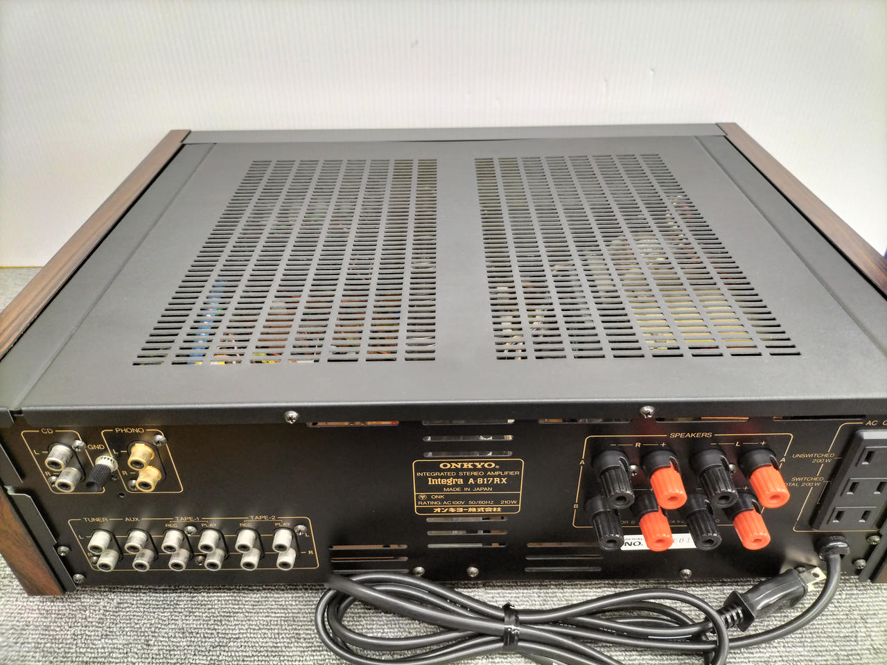 整備済 程度良 ONKYO オンキョー プリメイン Integra A-817D 整備済