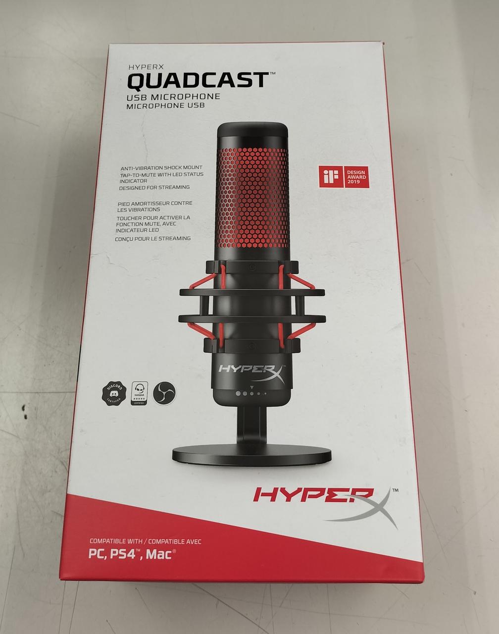 HYPERX|QuadCast HX-MICQC-BK|【ハードオフ公式通販】オフモール